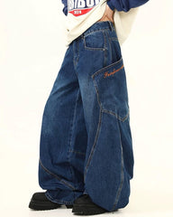 90s Style Wide Leg Jeans