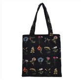 Floral Embroidered Tote Bag