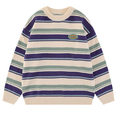 Primary Colors Striped Sweater