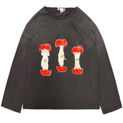 Apple Core Graphic Long Sleeve Tee