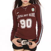 Blokette Aesthetic Long Sleeve Top