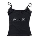 Born to Die Lace Cami Top