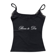 Born to Die Lace Cami Top