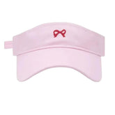 Bow Embroidery Tennis Visor