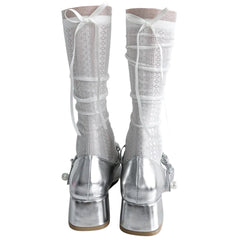 Coquette Girl Ribbon Bow Socks