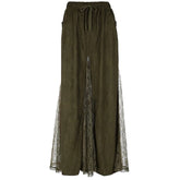 Woodland Dreams Lace-Slit Maxi Skirt