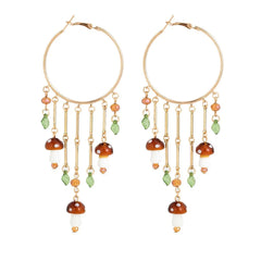 Fairycore Mushroom Earrings