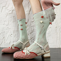 Secret Garden Lace Socks