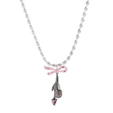 Kitten & Bow Necklace