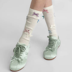 Sweet Dress Code Bow Socks