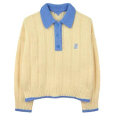 Lemon Crush Polo Sweater