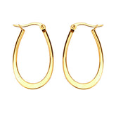 Perfect Future Oval Hoop Earrings
