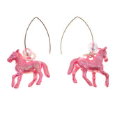 Pastel Horse Earrings