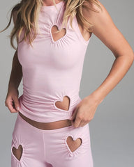 Pink Heart Cutout Set