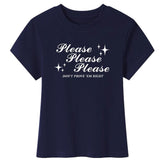 Please Don't Y2K Baby Tee