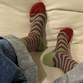 Primary Colors Striped Socks