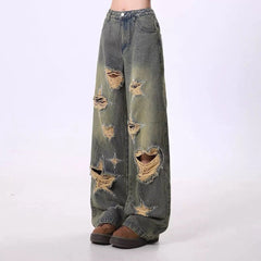 Star Distressed Jeans