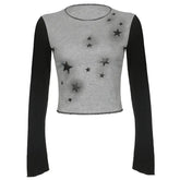 Star Girl Raglan Long Sleeve Top
