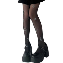 Star Girl Rhinestone Tights