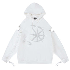 Sun & Moon Rhinestone Hoodie