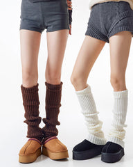 Winter Feels Ribbed Leg Warmers