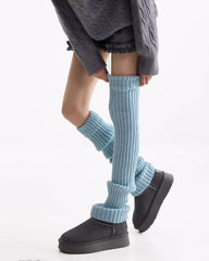 Winter Feels Ribbed Leg Warmers