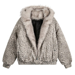 Animal Instincts Leopard Print Jacket