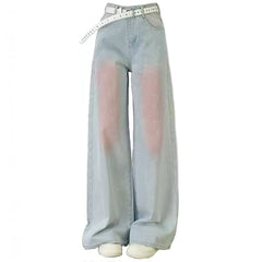 Y2K Blush Glitter Jeans