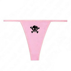 Y2K Skull Thong Panty