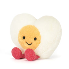 Heart Boiled Egg Plush Toy