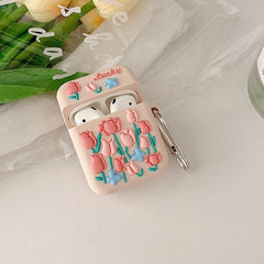 Pink Roses AirPods Case