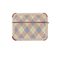 Plaid Pattern AirPods Case