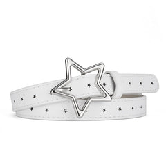 Y2K Pastel Star Buckle Belt