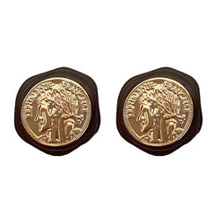 Vintage Aesthetic Coin Earrings