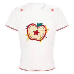 Apple Embroidered T-Shirt