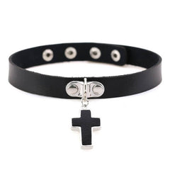Rule Breakers Leather Choker Necklace