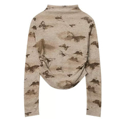 Butterfly Aesthetic Long Sleeve Top