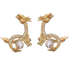 Dragon Pearl Earrings