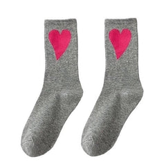 Heart Crush Ribbed Socks