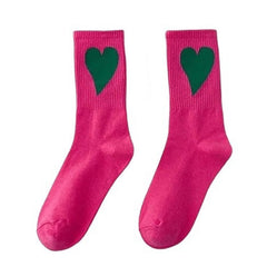 Heart Crush Ribbed Socks