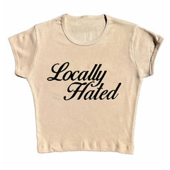 Locally Hated Cropped Tee
