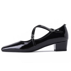 Old Money Cross Strap Mary Janes