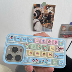 Pastel Keyboard Aesthetic iPhone Case