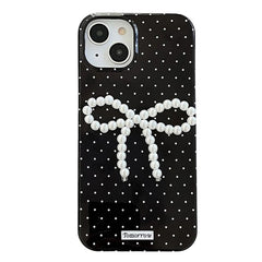 Pearl Bow Polka Dot IPhone Case