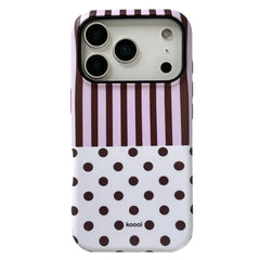 Polka Dot & Stripes iPhone Case