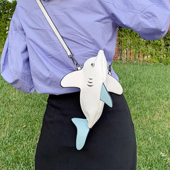 Shark-Shaped Crossbody Bag