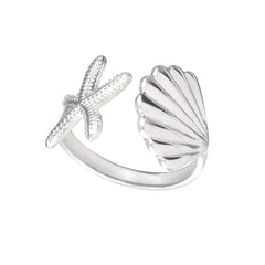 Shell and Starfish Ring