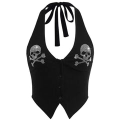 Emo Aesthetic Halter Top