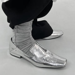 Dancing Life Square Toe Flat Loafers