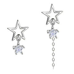Star Girl Asymmetric Earrings
